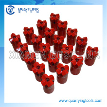 Tapered Cross Type Rock Drilling Bits for Quarrying Stone